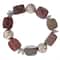 John Bead Jasper No.86 Natural Stone Stretch Bracelet